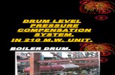 Drum Level Pressure Compensation