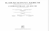 Karácsonyi album (christmas piano sheet)