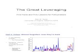 The Great Leveraging (Taylor NBER & CEPR November 2012)