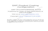 Product Costing in SAP ERP