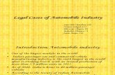 Legal Cases of Automobile Industry