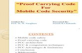 Proof-Carrying Code for Mobile Code Security