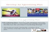 Develop an Advertising Plan