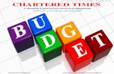 Chartered Times - Budget Edition