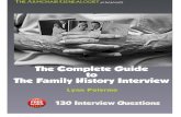 The Complete Guide to the Family History Interview