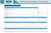 Admission Form- ICOT