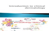 Dermatology Slides - Introduction to Clinical Dermatology