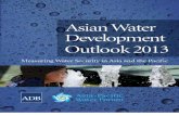 Asian Water Development Outlook 2013: Measuring Water Security in Asia and the Pacific