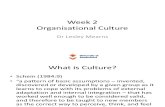Unit 2 Organisational Culture