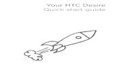 HTC Desire Quick Start Guide