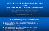 Action Research for Shool Teachers - 110305