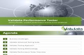Validata Performance Tester Product Presentation