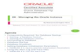 OCA 04 - Managing the Oracle Instance