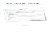 How to Edit Your Websiteer's Manual