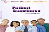 Patient Experience: What does this mean? | Beyond Philosophy Consultancy