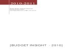 Budget Insight 2010