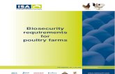 Biosecurity Requirements for Poultry Farms