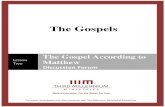 The Gospels - Lesson 2 - Forum Transcript
