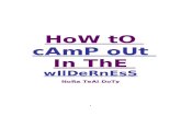 How To Camp Out In The Wilderness