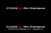 technical analysis course at CQG