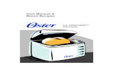 Oster Breadmachine Instructions