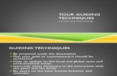 Tour Guiding Techniques B