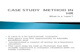 Case Study Method in Hr