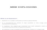 Mine Explosions overview