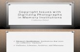Copyright Issues with Digitizing Photographs in Memory Institutions