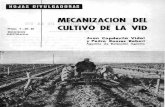 Mecanización del cultivo de la vid. (1967)