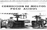 Corrección de mostos poco ácidos. (1949)