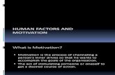 human factors and motivation