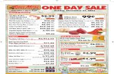 One Day Sale 12-21-12