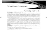 Digital Signal Processing-chapter 16: MATLAB Programs