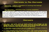 Genesis Re Genesis
