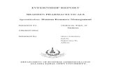 AIOU HRM Internship Report (Shaheen Paharmaceuticals)