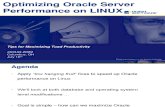 Optimize Oracle on Linux