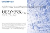 Brother MFC-7840W Network User's Guide