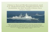 Thayer China's Naval Modernization and U.S. Strategic Rebalancing: Implications for Stability in the South China Sea