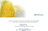 Host plant resistance in maize