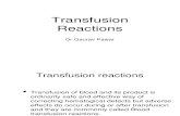 Transfusion Reaction- Drgsp