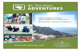 BC Rockies Adventures - "School of Nature"