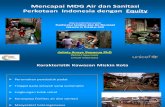 Mencapai MDG Air dan Sanitasi Perkotaan Indonesia dengan Equity