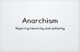 Ideologies Anarchism