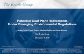 Potential Coal Plant Retirements Under Emerging Environmental Regulations
