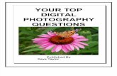 Top Digital Photography Questions Answered