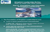 Kingdom Leadership Series: How to Lead Like God Leads - Part 2
