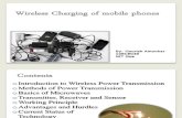 Seminar on Wireless Charging of mobile devices