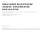 Incineration and Health