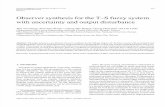 [SCI.ei][IOS.jifs.2011] Observer Synthesis for the T-S Fuzzy System With Uncertainty and Output Disturbance